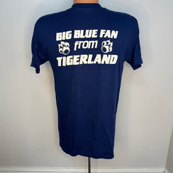 Vintage 1980s Memphis State Basketball T-Shirt, Healthknit Size M, MSU Tigers - Picture 2 of 3